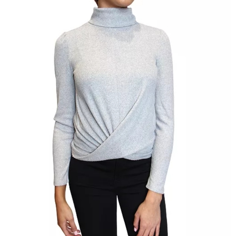 Crave Fame Junior TurtleNeck Twist Top